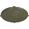 Ekena Millwork Attica Ceiling Medallion (Fits Canopies up to 3 3/4"), 39 1/2"OD x 2 1/2"P, Painted Turtle CM39ATPTF - alternate 3